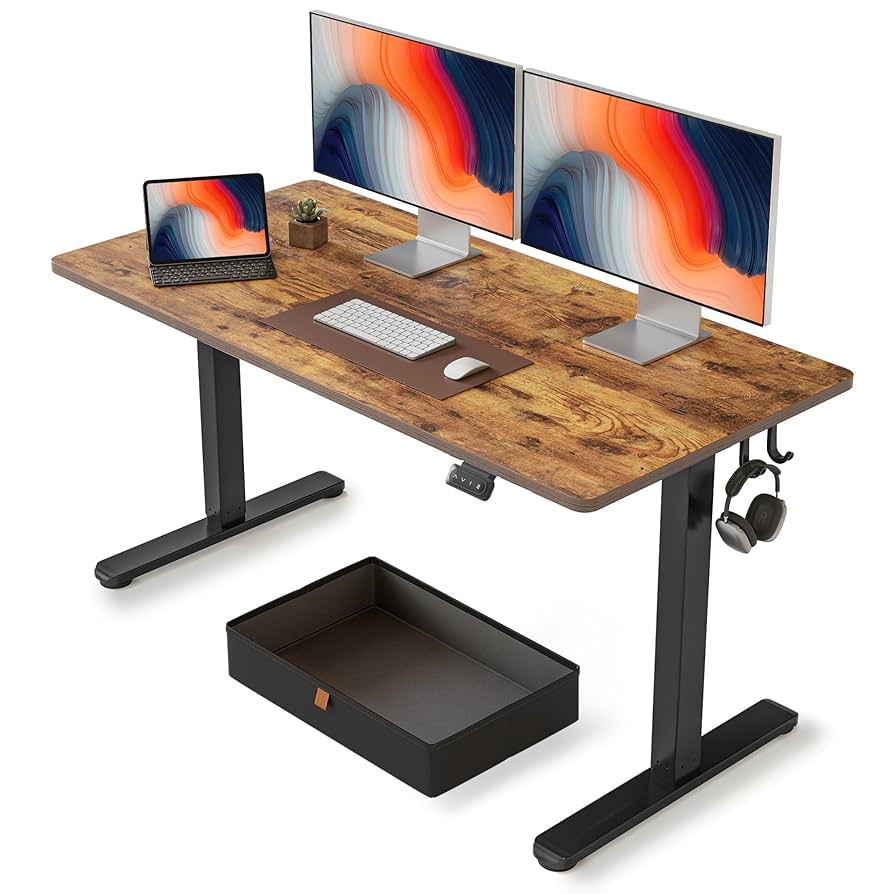 Amazon.com: FEZIBO 55 x 24 Inches Standing Desk with Drawer
